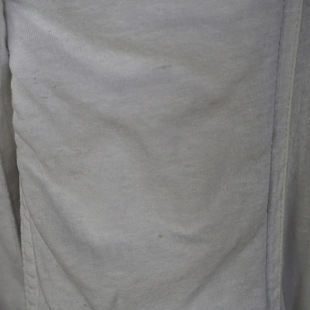 Free People‎ We The Free Blazer Size Medium Coastal Ruched Pocket White Linen